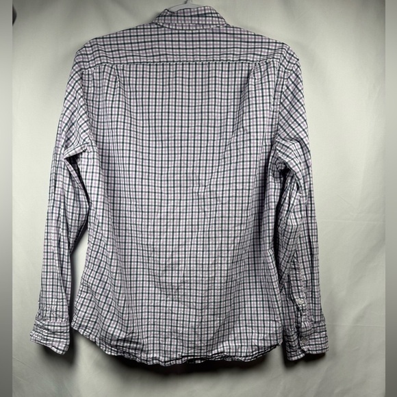 J.Crew Slim Untucked Flex Washed Short Sleeve Button Up Shirt Plaid M - Picture 3 of 4